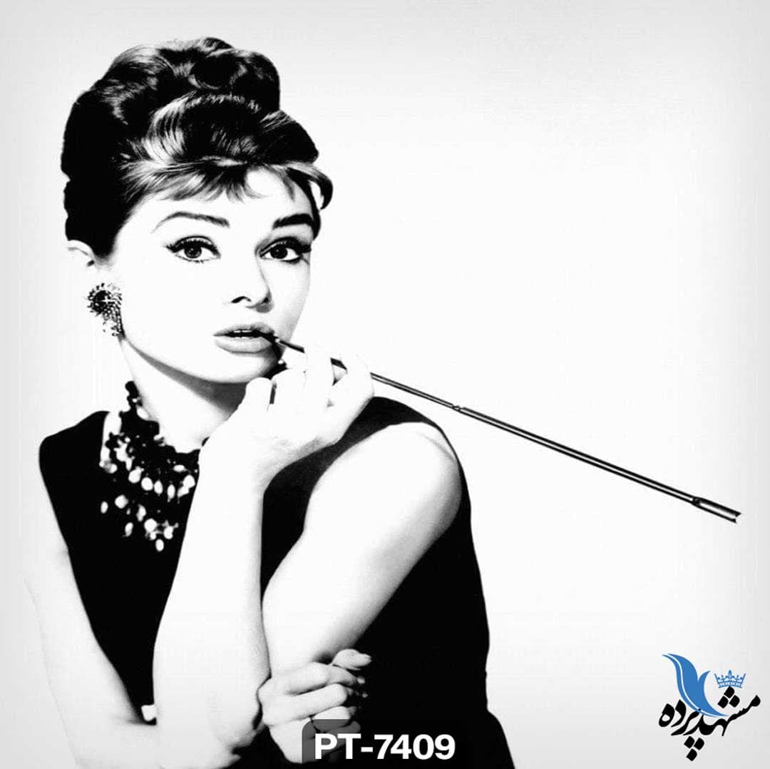 پوستر دیواری طرح چهره زن سیاه سفید کد PT7409 — تصویر ۲