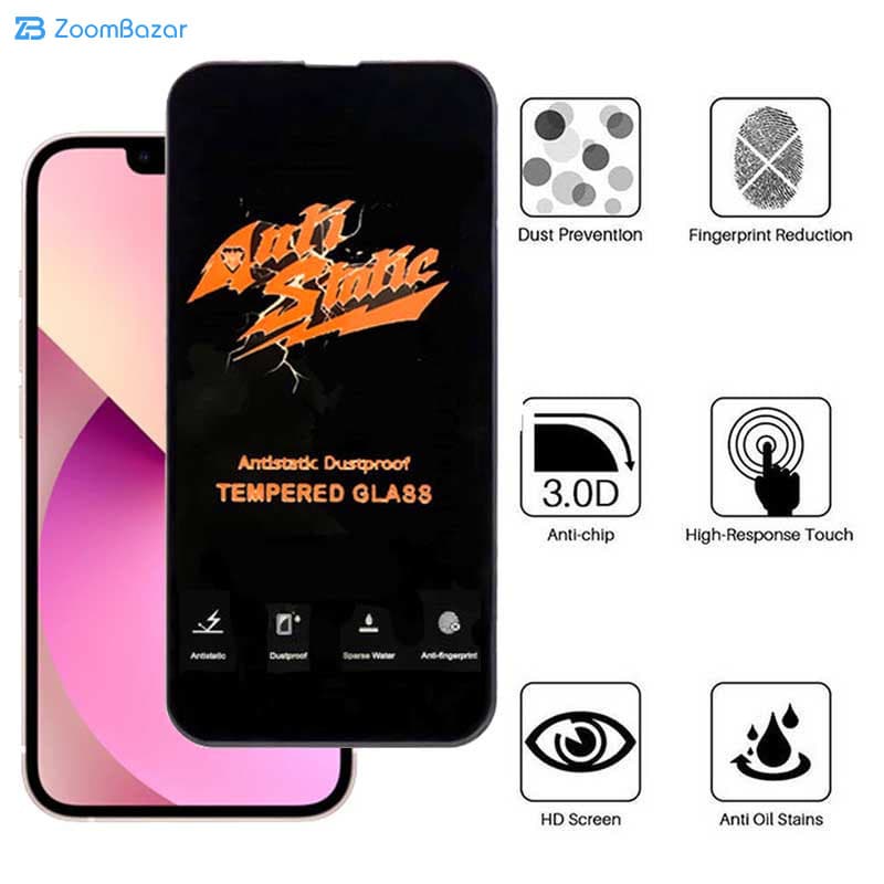 گلس اِپیکوی مدل Antistatic Dustproof مناسب برای گوشی موبایل اپل iPhone 13 mini — تصویر ۵