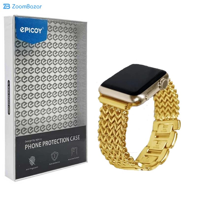 بند اپیکوی مدل Cartier luxury مناسب برای اپل واچ 42/44/45/49 میلی متری — تصویر ۲