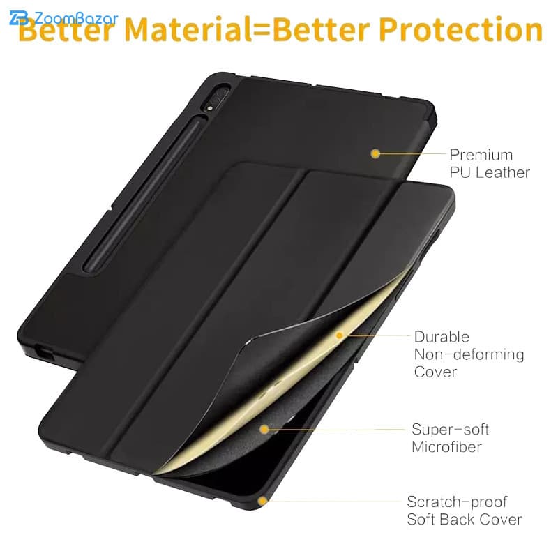 کیف کلاسوری اپیکوی مدل Xundd Leather مناسب برای تبلت سامسونگ Galaxy Tab S9 — تصویر ۴
