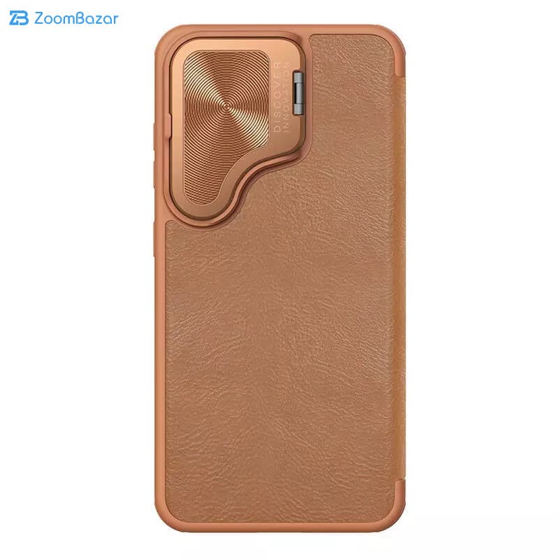 کیف کلاسوری نیلکین مدل Qin Prop Leather Classic Cloth مناسب برای گوشی موبایل سامسونگ Galaxy S24 Plus — تصویر ۴