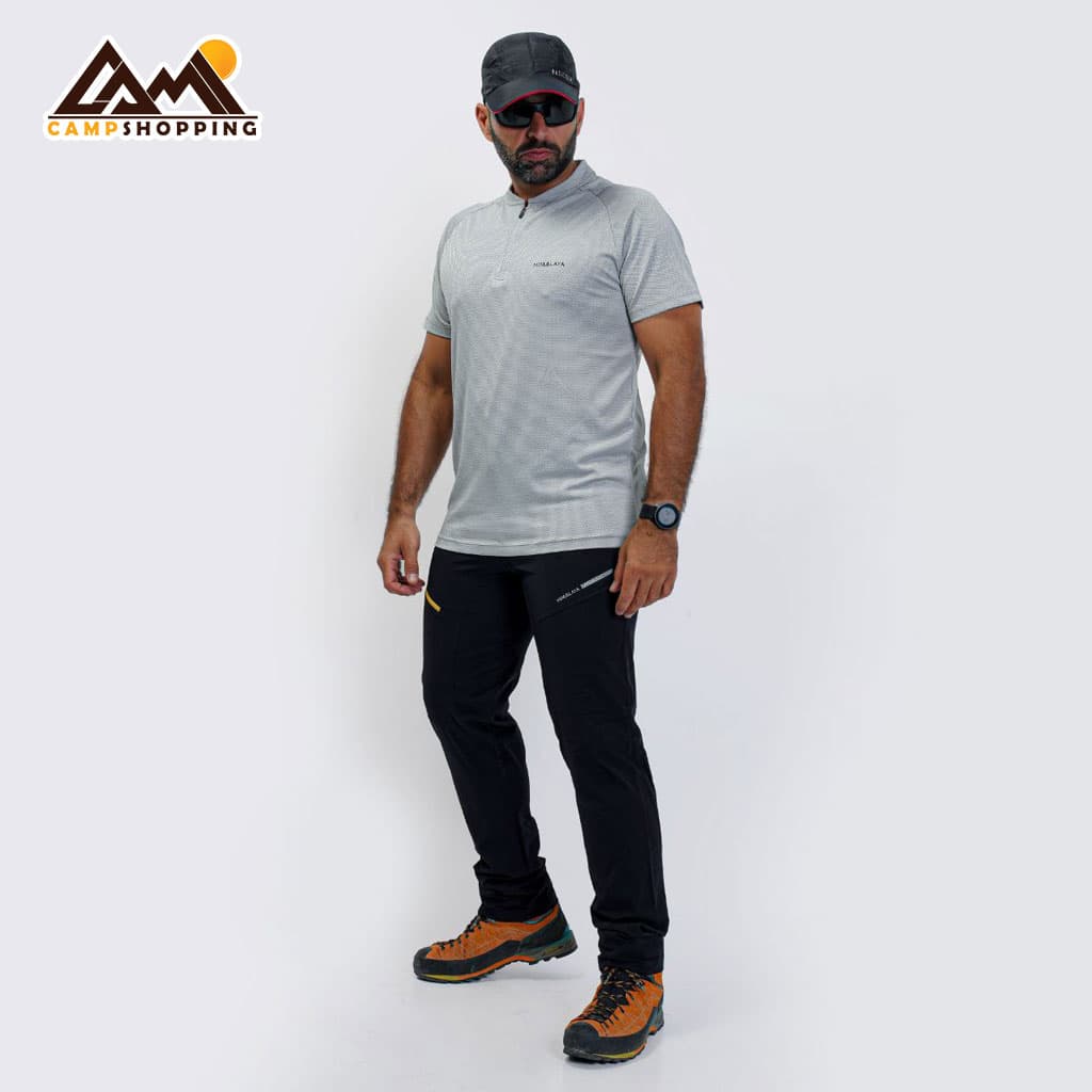 تیشرت نیم زیپ آستین کوتاه هیمالیا کد 310493 — تصویر ۲