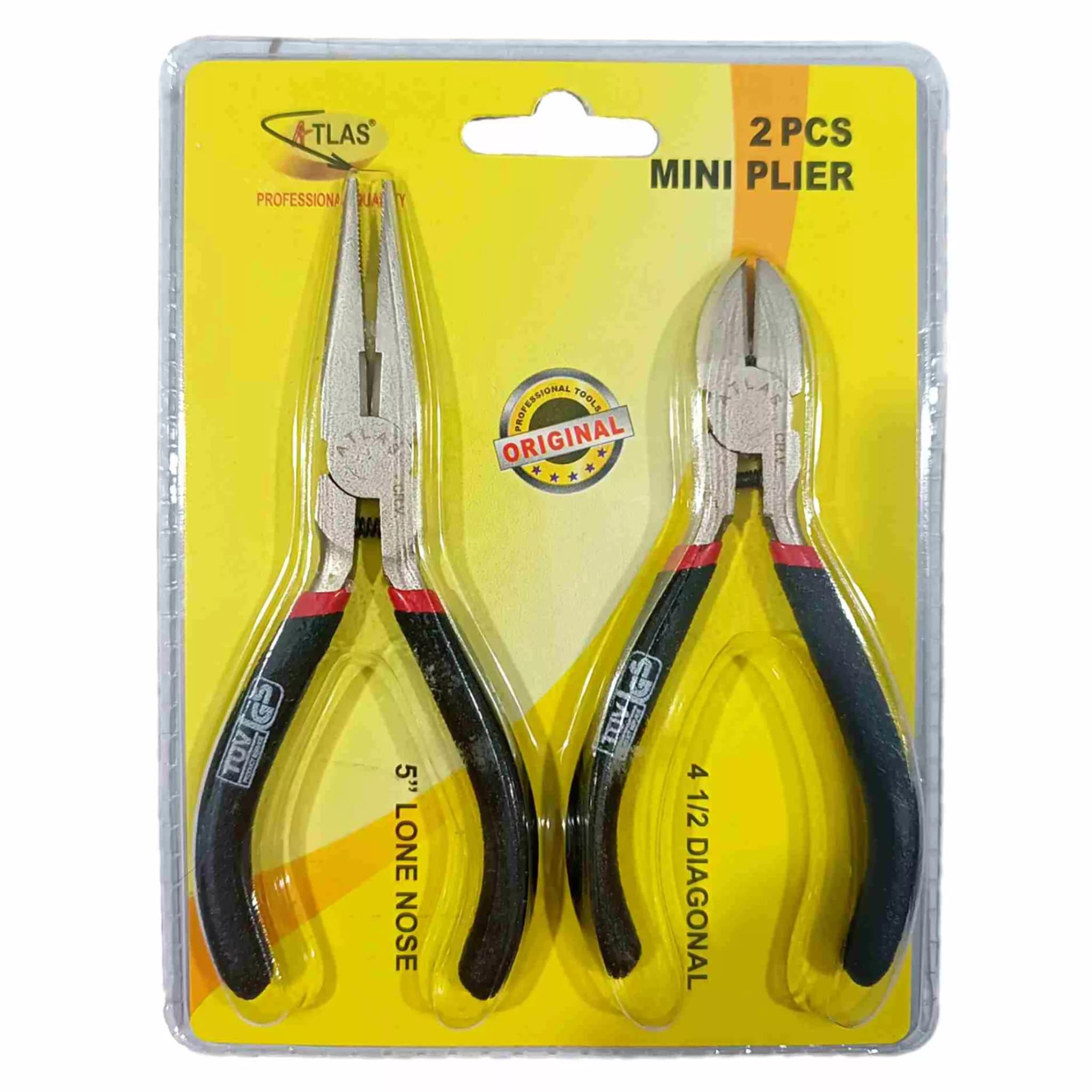 انبر مینیاتوری الکترونیکی اطلس مدل MINI PLIER مجموعه دو عددی