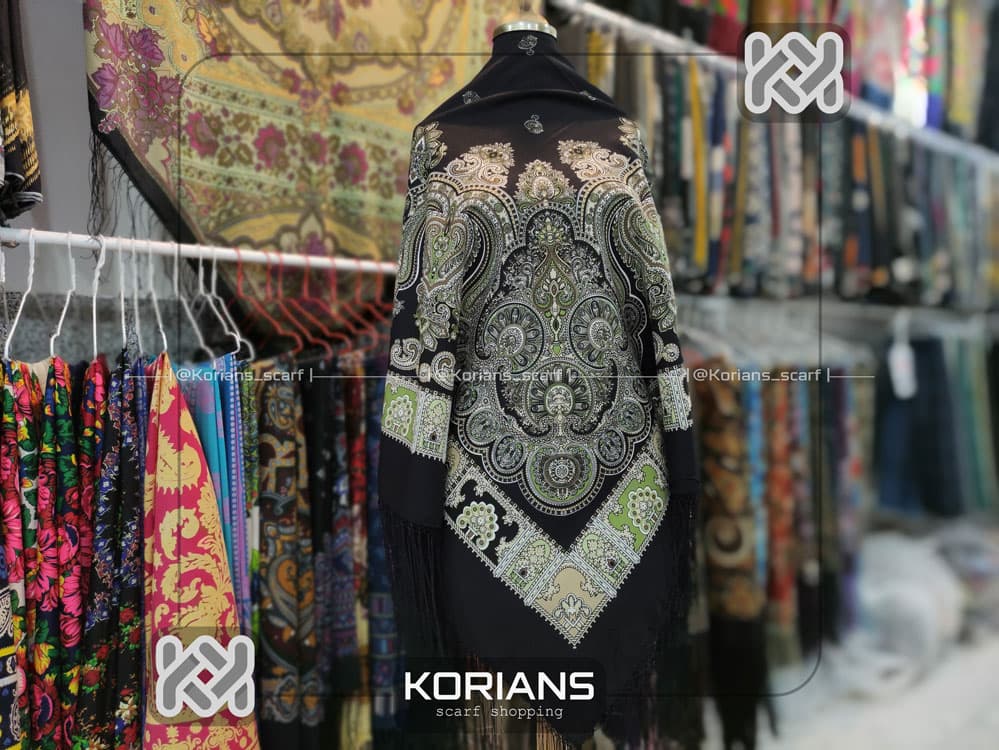 روسری نخی ترک کد Rs19481 — تصویر ۵