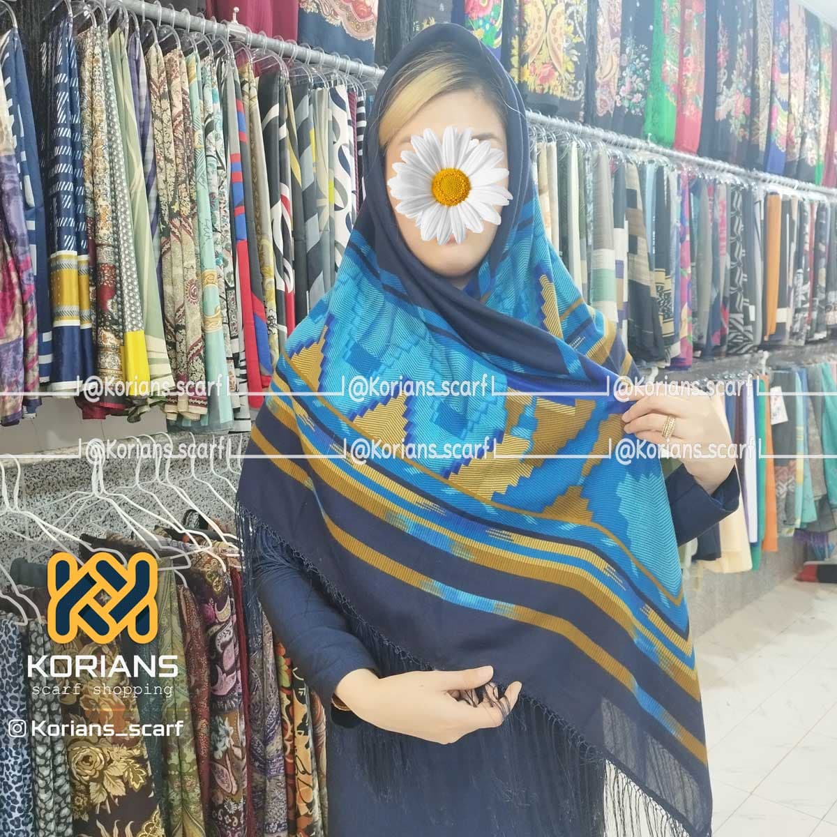 روسری ترک نخی کد rs8544