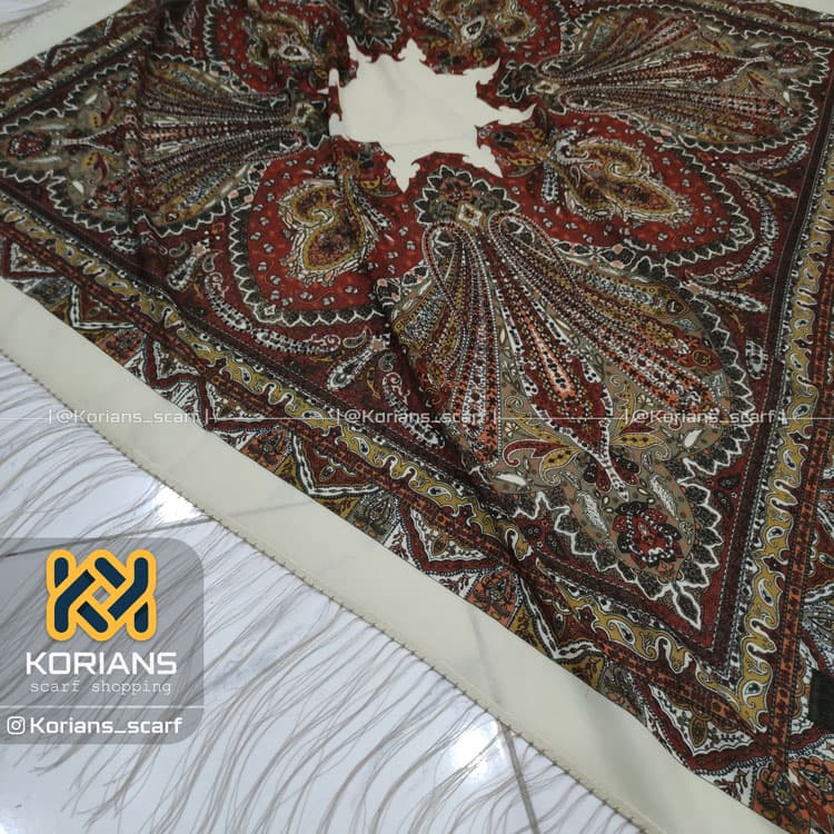 روسری نخی ترک کد Rs19421 — تصویر ۳