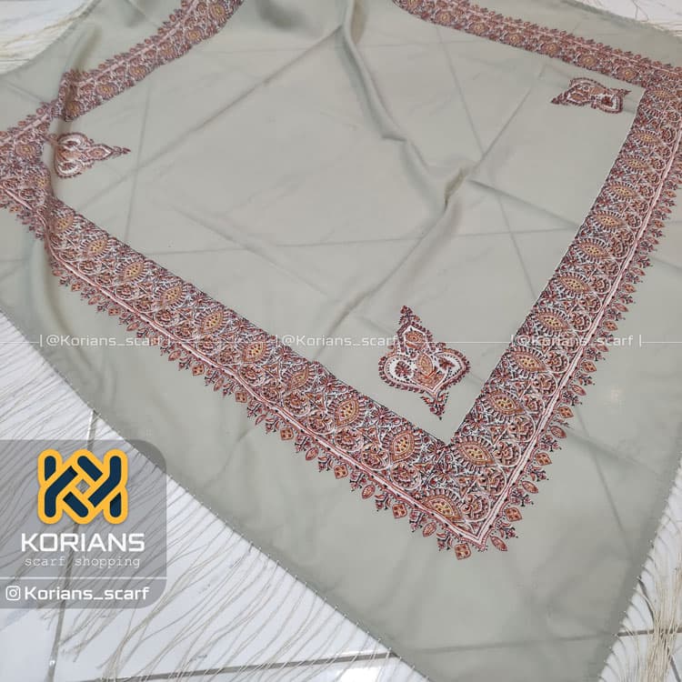روسری نخی ترک کد Rs19267 — تصویر ۳