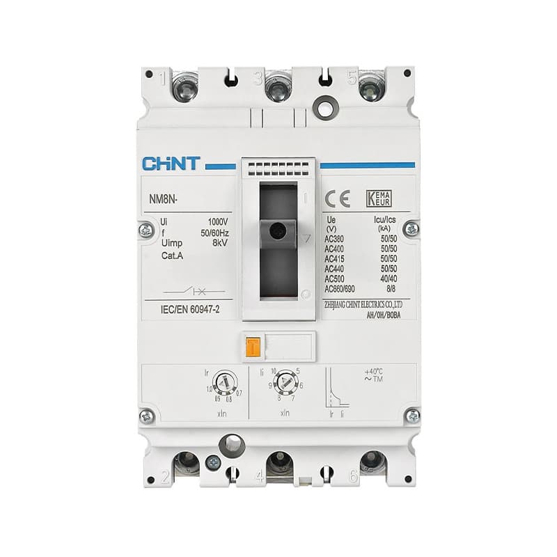 کلید اتوماتیک قابل تنظیم 50 آمپر چانت مدل NM8N-125S
