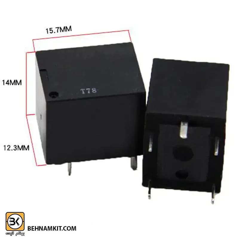 رله 12 ولت / 12V 7A مارك TIANBO — تصویر ۲