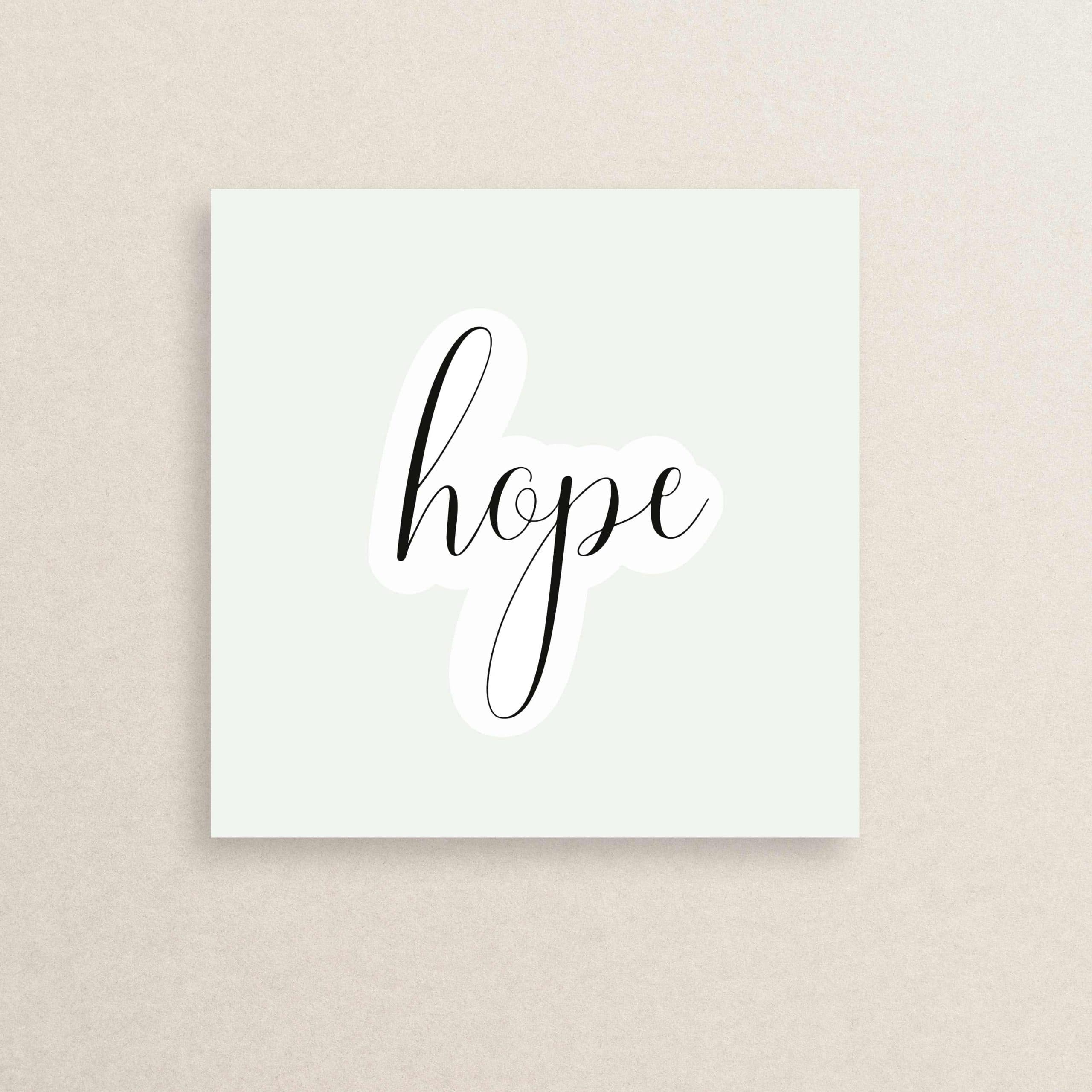 استیکر انگیزشی امید و آرزو 12 | Hope sticker 12