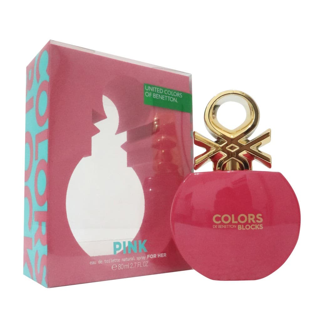 عطر ادکلن زنانه بنتون مدل کالرز بلاکس پینک Benetton Colors Blocks Pinkحجم ۸۰ میلی لیتر | Benetton Colors Blocks Pink Eau De Toilette For Women 80 ml — تصویر ۲