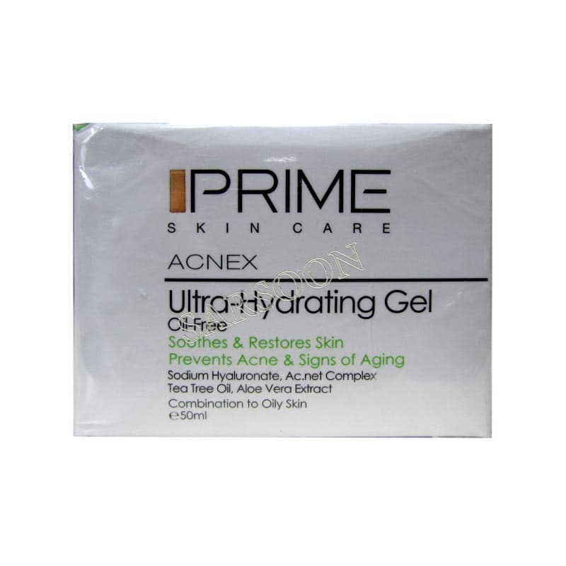 ژل آبرسان قوی پوست چرب پریم Prime Ulta Hydrating Gel For Combination To Oily Skin 50 ml