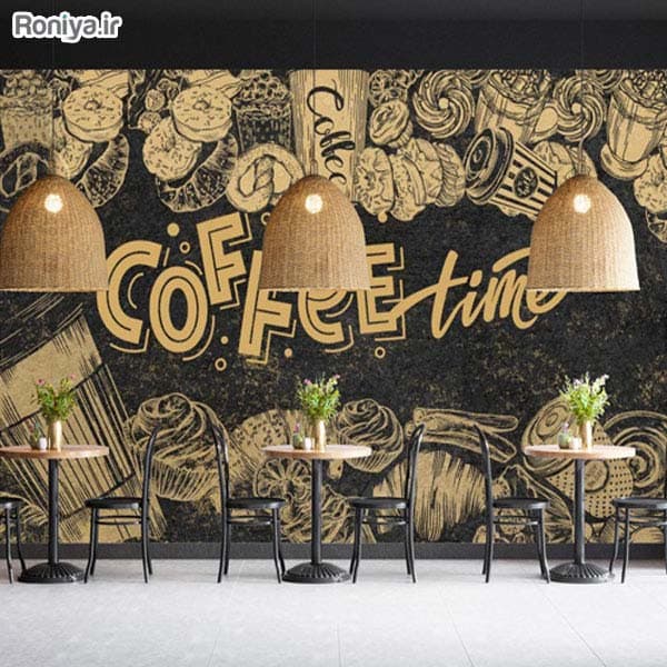 پوستر دیواری coffee کد 3DF-508