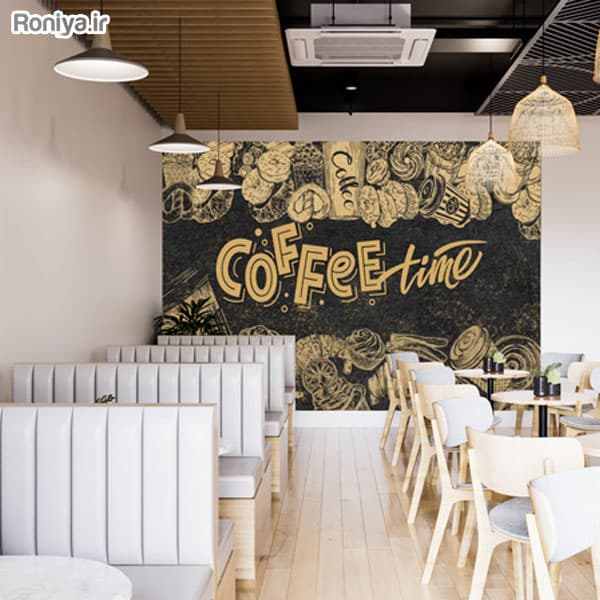 پوستر دیواری coffee کد 3DF-508 — تصویر ۲