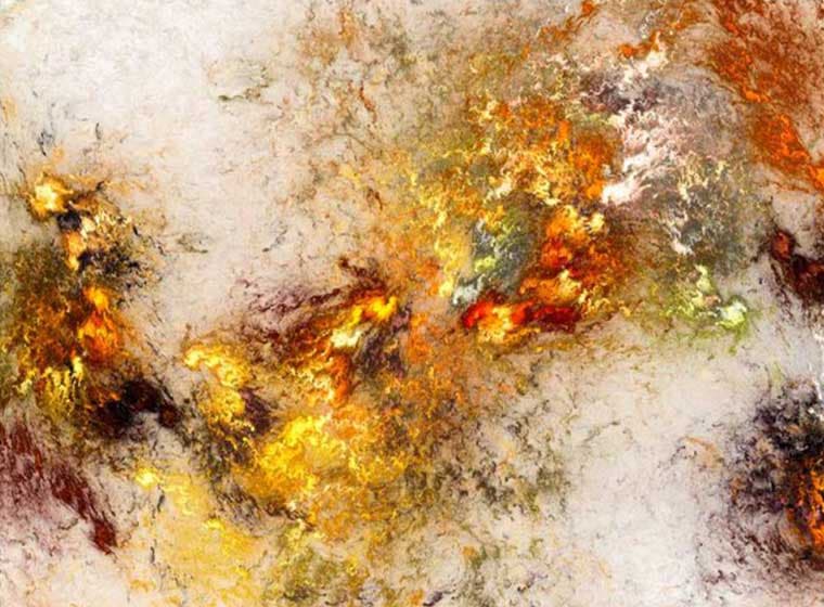 پوستر دیواری سه بعدی جلوه رنگ ها کد: AB049 — تصویر ۳