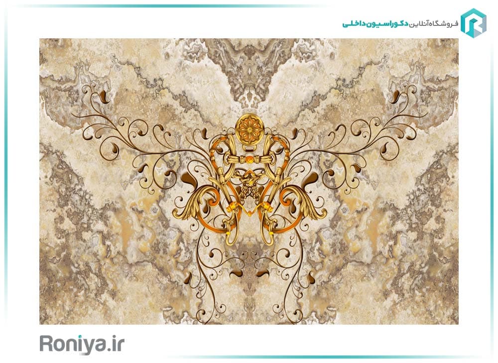 پوستر دیواری سه بعدی لاجورد کد 3DF-033