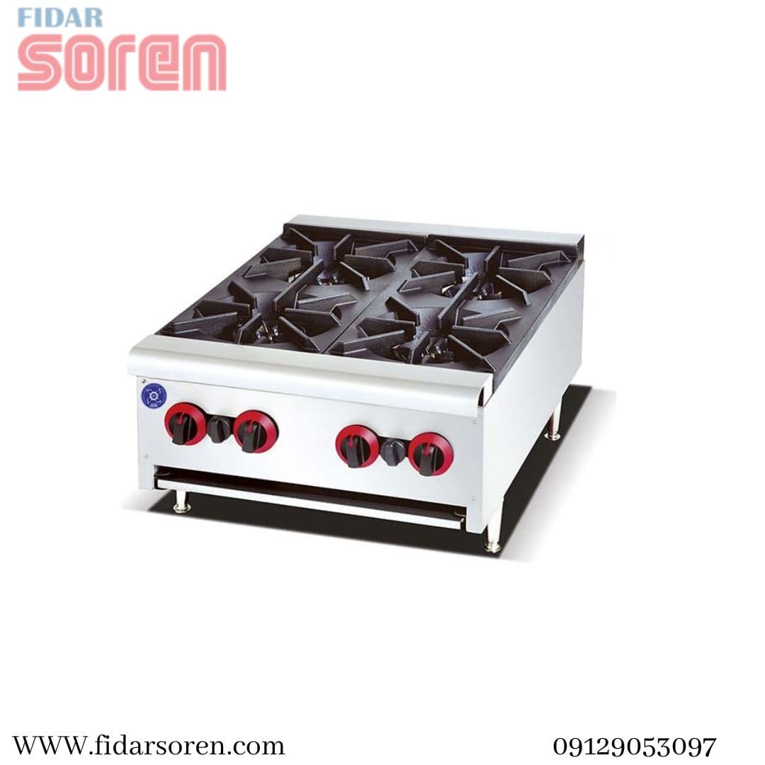 اجاق گاز 4 شعله رومیزی سایز 60