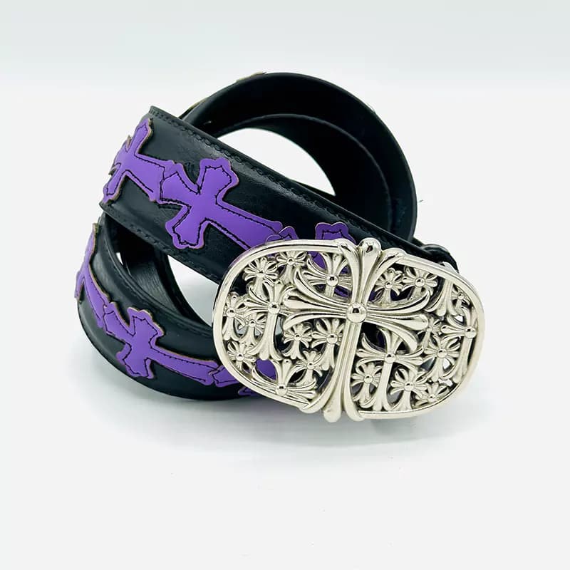کمربند کروم هارتز پر صلیب کد 23 ( Chrome Hearts)