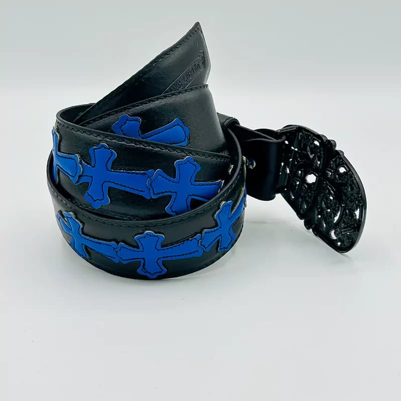کمربند کروم هارتز پر صلیب کد 22 ( Chrome Hearts) — تصویر ۲