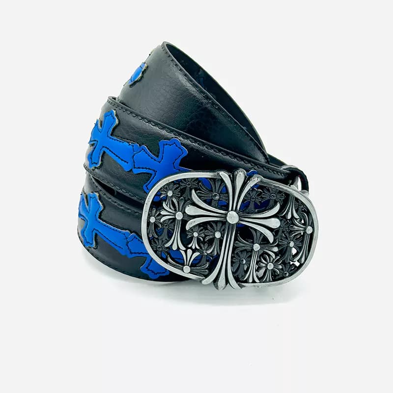 کمربند کروم هارتز پر صلیب کد 22 ( Chrome Hearts)