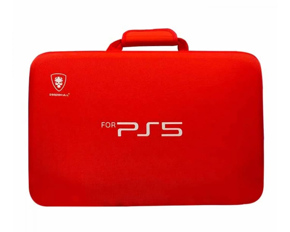 کیف حمل PS5 مدل Dead Skull قرمز — تصویر ۳