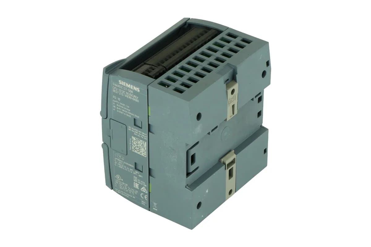 PLC زیمنس 1212C DC/DC/Relay HEکد فنی 6ES7212-1HE40-0XB0 — تصویر ۳