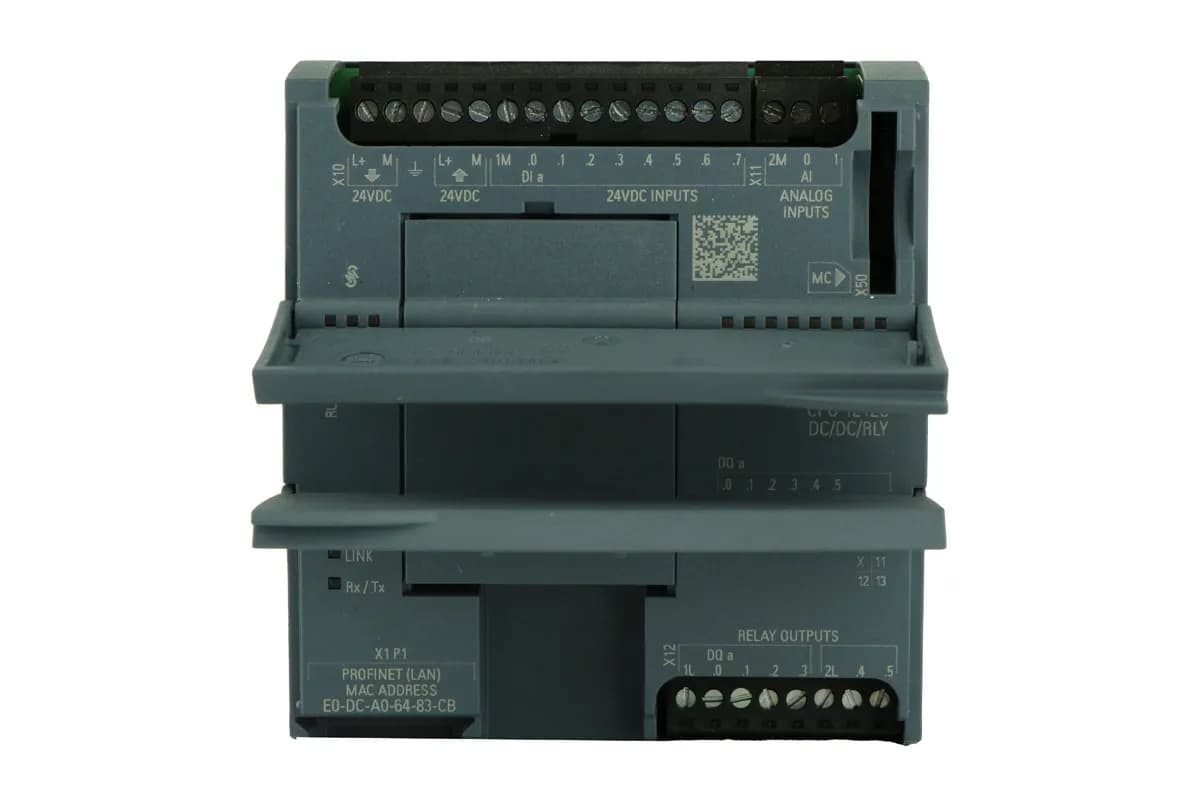 PLC زیمنس 1212C DC/DC/Relay HEکد فنی 6ES7212-1HE40-0XB0 — تصویر ۴