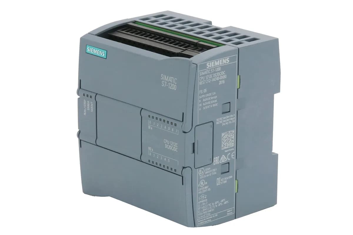 PLC زیمنس 1212C DC/DC/DC AE کدفنی 6ES7212-1AE40-0XB0 — تصویر ۳