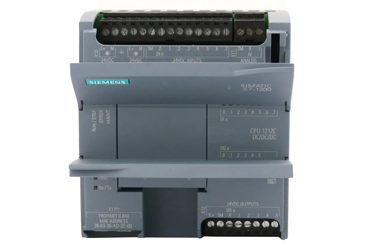PLC زیمنس 1212C DC/DC/DC AE کدفنی 6ES7212-1AE40-0XB0 — تصویر ۴