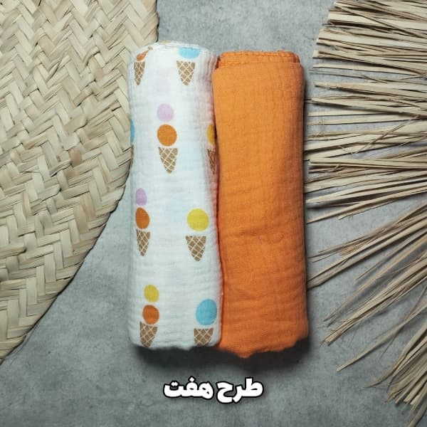خشکن نوزادی موسلین دو عددی tatinest — تصویر ۸