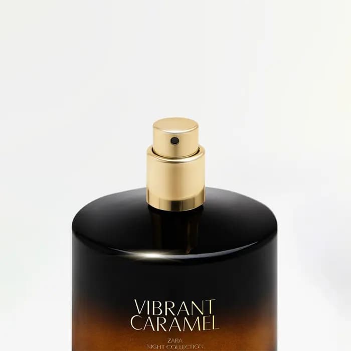 عطر وایبرنت کارامل زارا Vibrant Caramel EDP 90ml — تصویر ۴