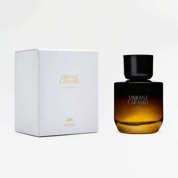 عطر وایبرنت کارامل زارا Vibrant Caramel EDP 90ml — تصویر ۵