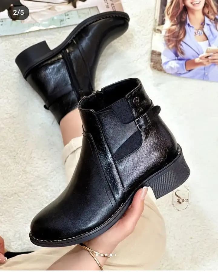بوت هوگو (مشکی) کد 4704 — تصویر ۲