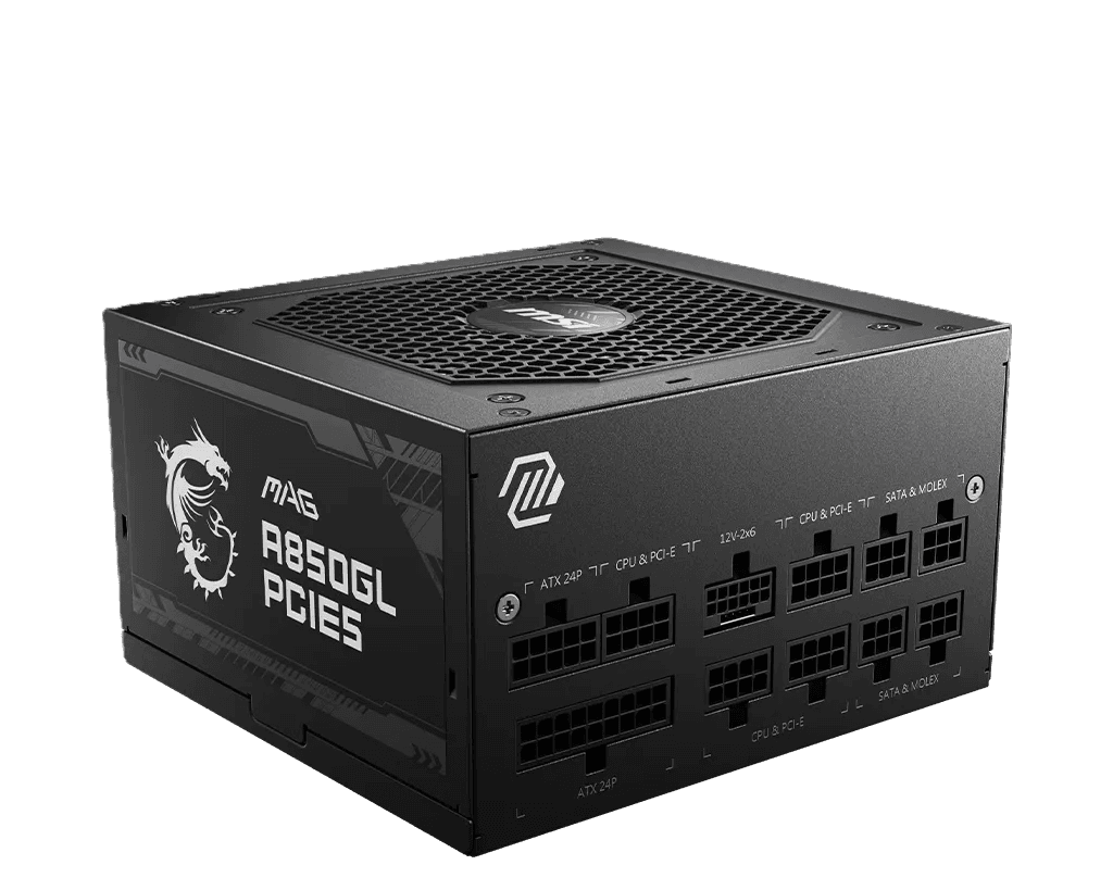 پاور ماژولار ام اس ای مدل MAG A850GL 850W PCIE5 — تصویر ۲