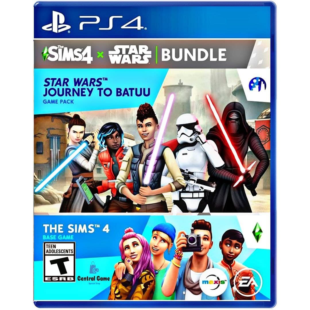 دیسک بازی The Sims 4 Plus Star Wars Journey to Batuu Bundle Ps4 ریجن آل آکبند
