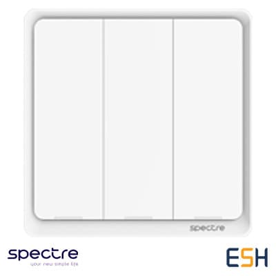کلید سه پل هوشمند متیس با پروتکل Wifi و Spectre Zigbee — تصویر ۲