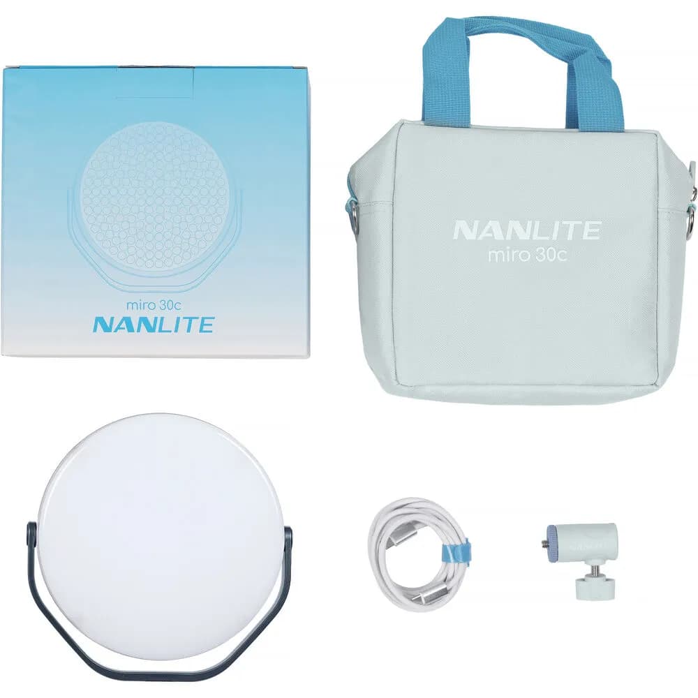 نور پنلی RGB نانلایت مدل میرو Nanlite miro 30c — تصویر ۸