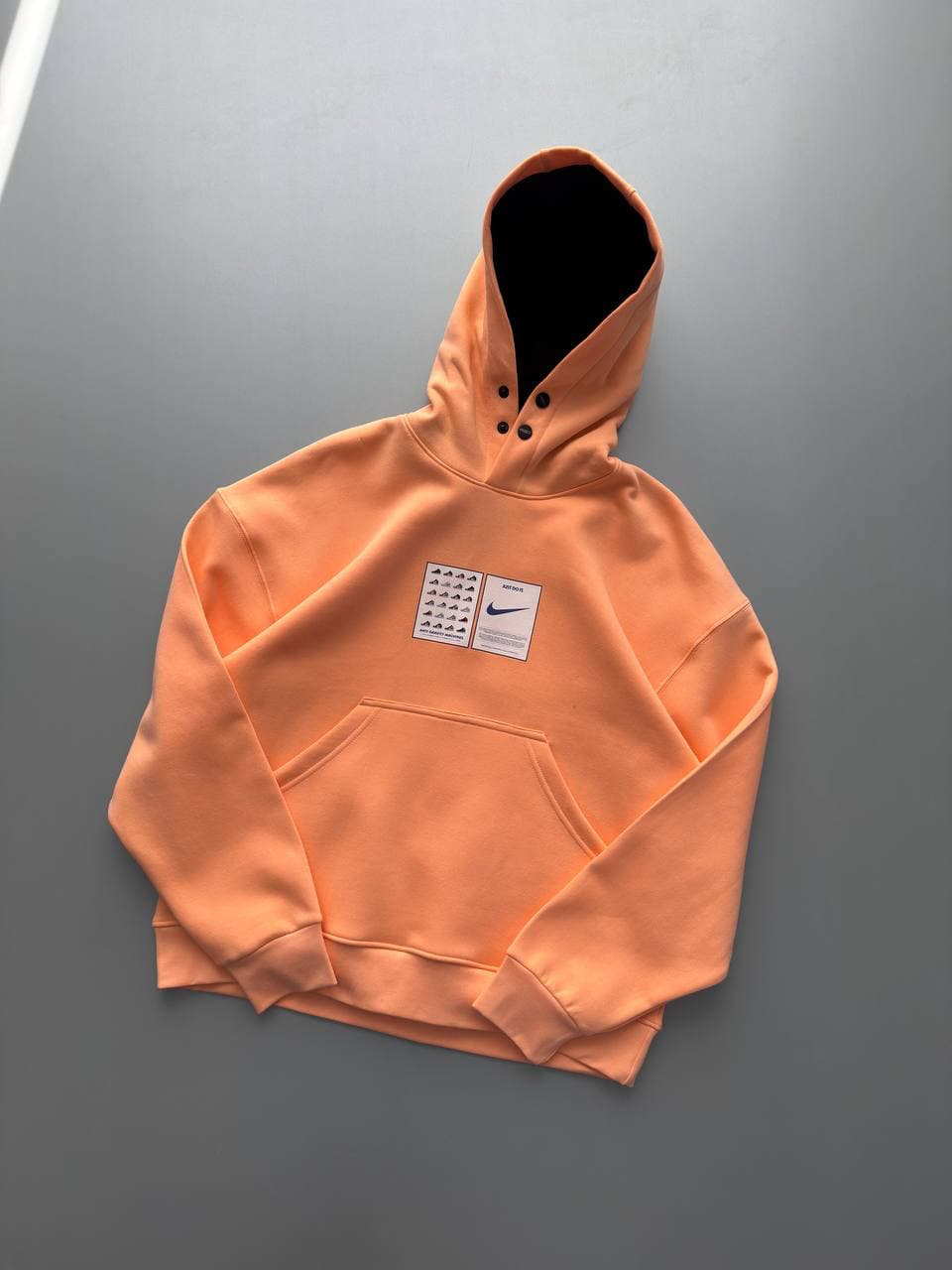 هودی برند ABES طرح Nike نارنجی کد HO105C — تصویر ۳