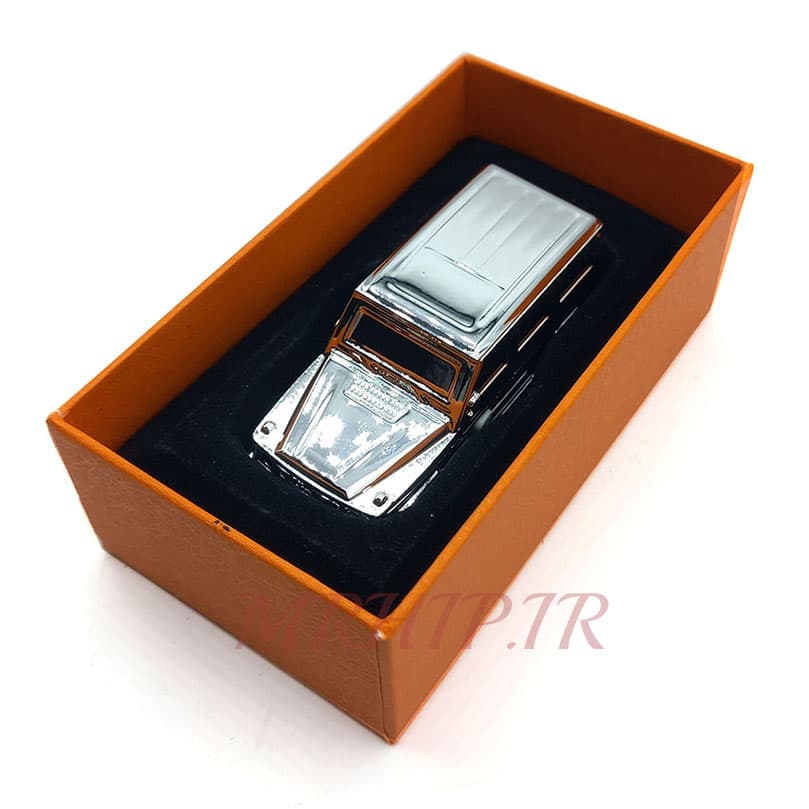 فندک الکتریکی شارژی مدل المنتی طرح پاترول نقره ای کد a110063 — تصویر ۴