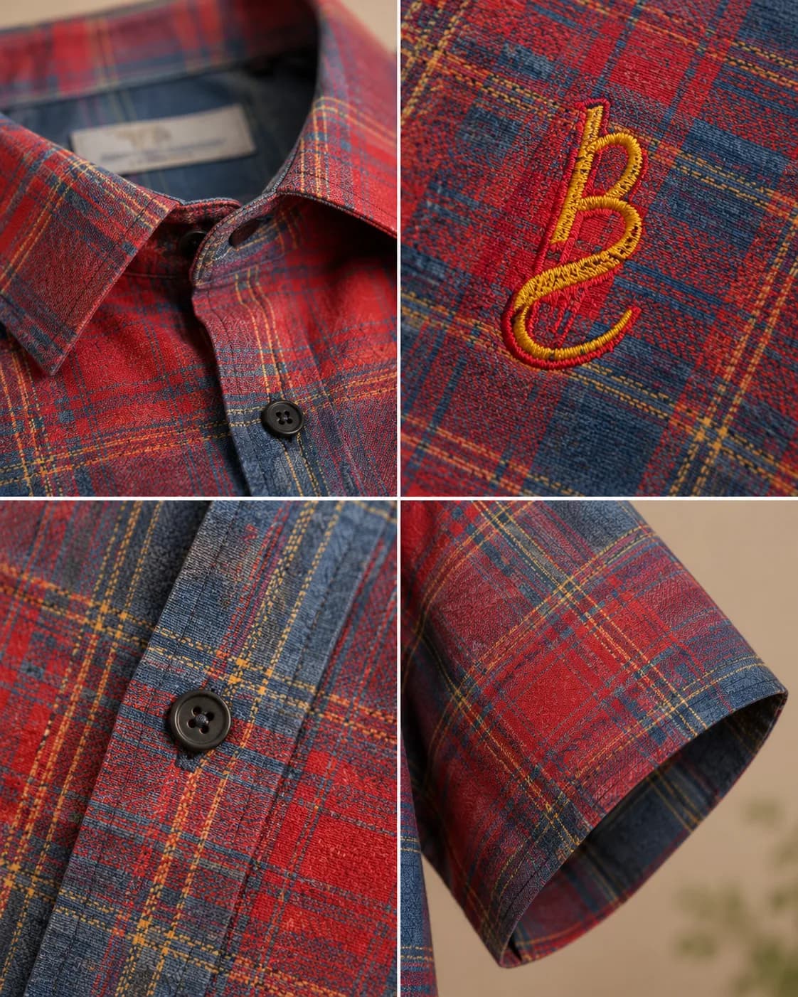 پیراهن 040306 BURBERRY قرمز — تصویر ۲