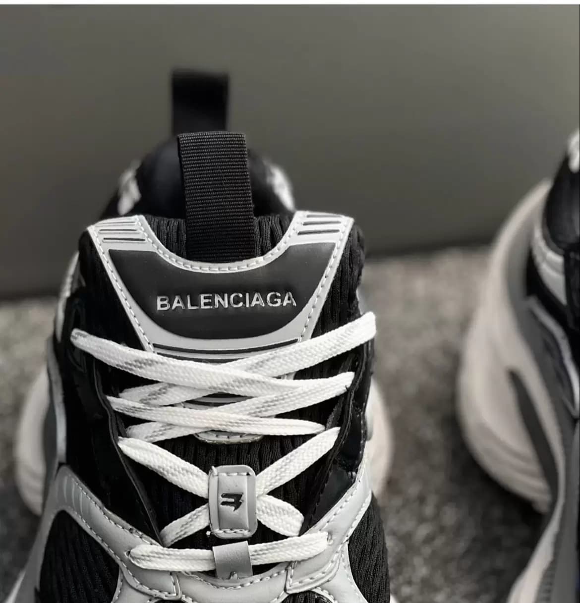 کتونی مردانه بالانسیگا BALENCIAGA 10XL مشکی آبی — تصویر ۳