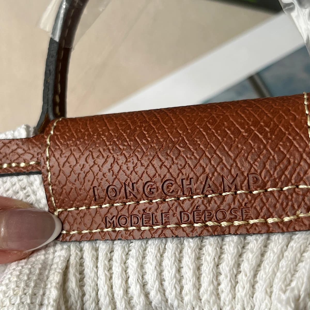 کیف لانگ چمپ Longchamp Small Le Pliage Filet Mesh Bag — تصویر ۲