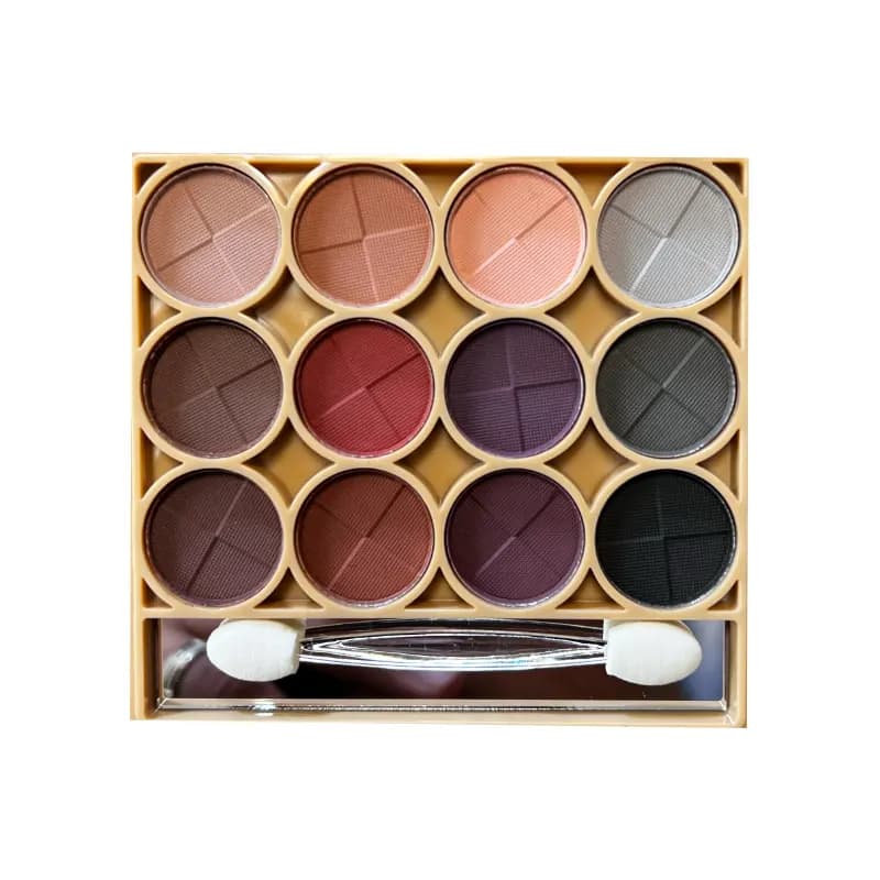 پالت سایه 12 رنگ دودوگرل مدل matte گرد — تصویر ۲