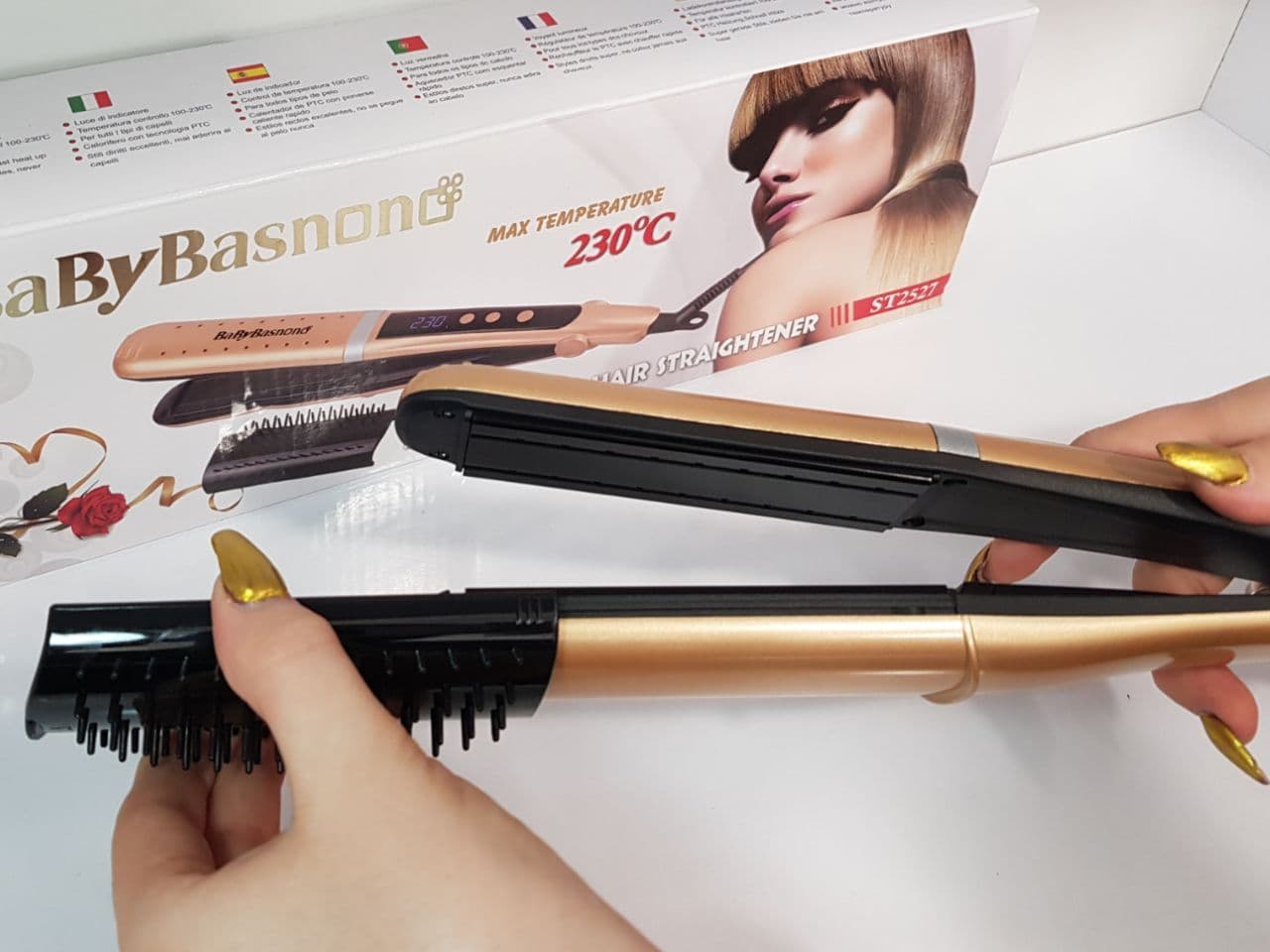 اتو مو بای بابیلیس نانو Babybasnano سه کاره مدل ST-2527 — تصویر ۳