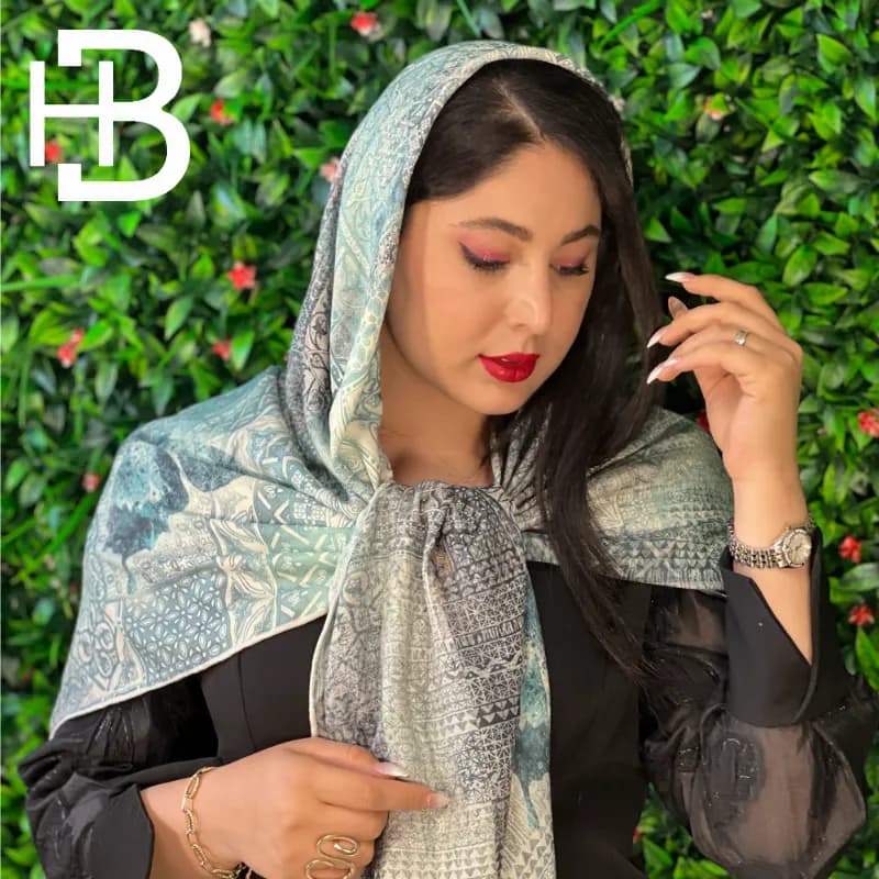 روسری ابریشمی سنسو کد 200003 — تصویر ۴