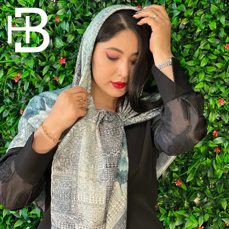 روسری ابریشمی سنسو کد 200003 — تصویر ۳