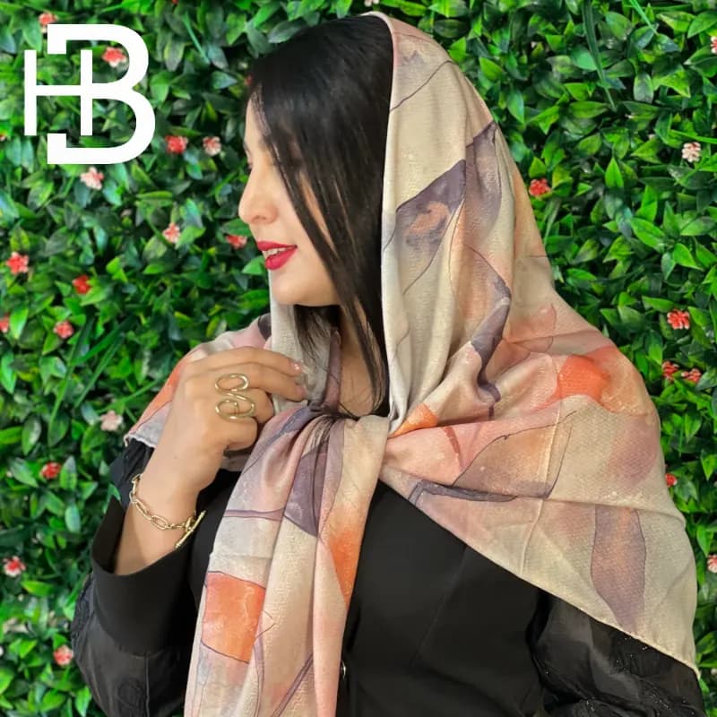 روسری ابریشمی سنسو کد 200001 — تصویر ۵