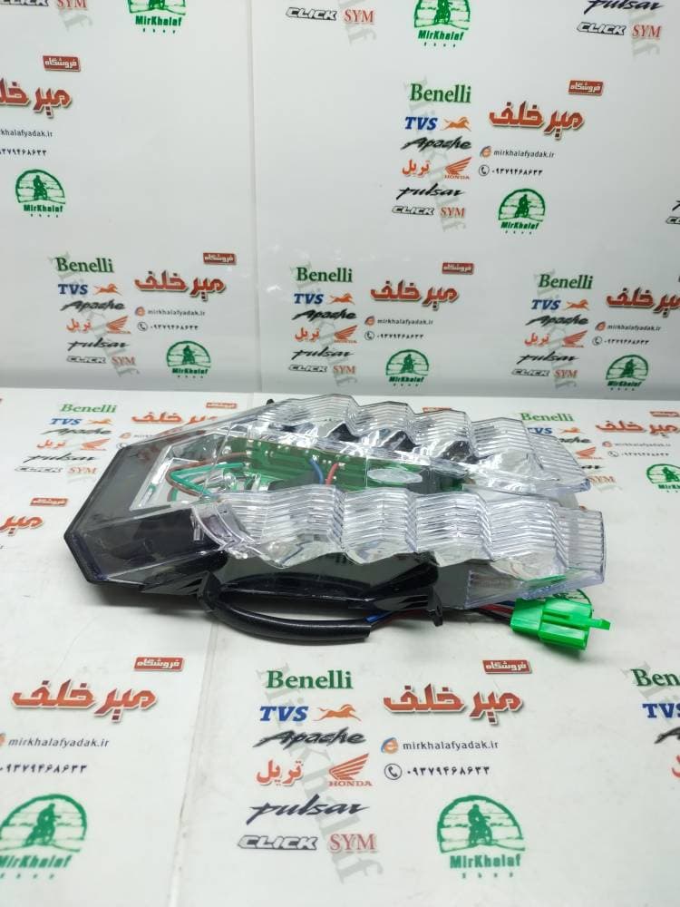 چراغ خطر عقب کامل پالس 180 200 220 و طرح پالس شرکتی — تصویر ۲