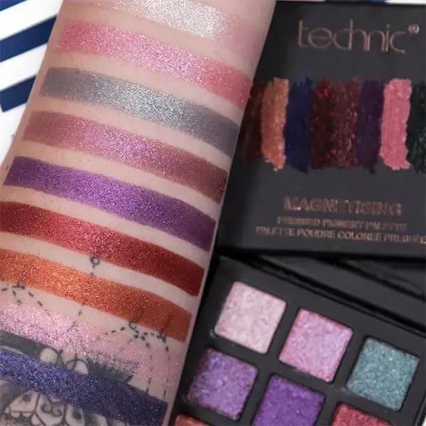 پالت سایه چشم 9 رنگ مگنتایزینگ تکنیک مات و شاین Technic Magnetising Pressed Pigment Palette — تصویر ۲
