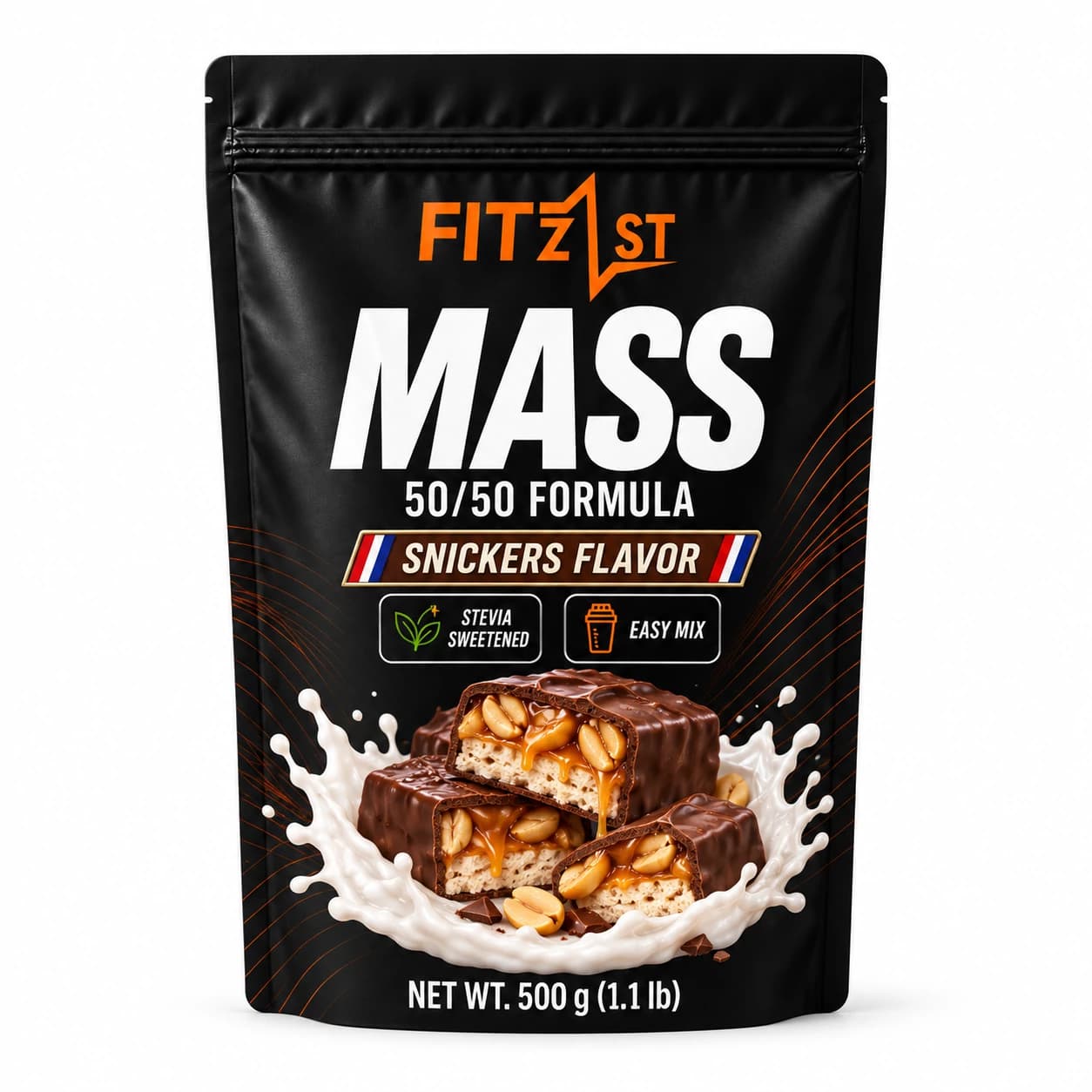مس 50/50 اسنیکرز 500 گرم (MASS)